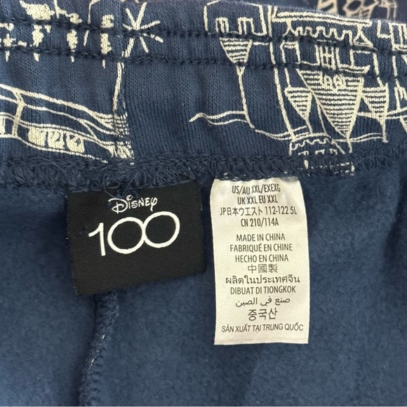 NWOT Disney 100 Disneyland Resort Comfort Jogger Sweatpants Novelty Unisex XXL - Picture 8 of 13